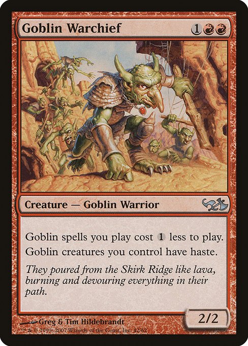Goblin Warchief [Inglés / NM / No Foil]