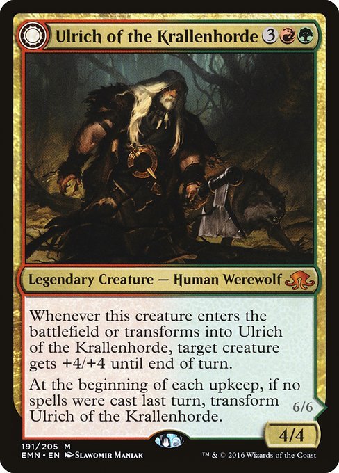 Ulrich of the Krallenhorde // Ulrich, Uncontested Alpha