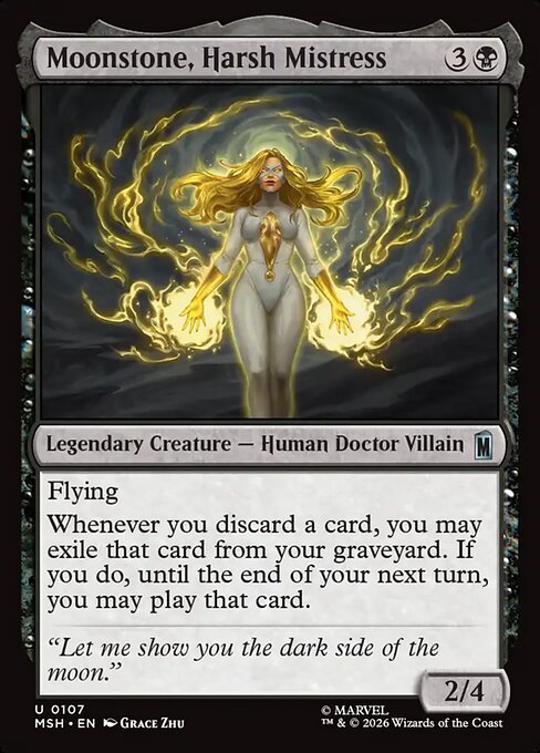 Moonstone, Harsh Mistress