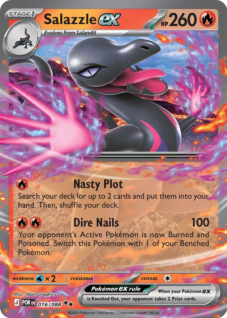 Salazzle ex - 016/088