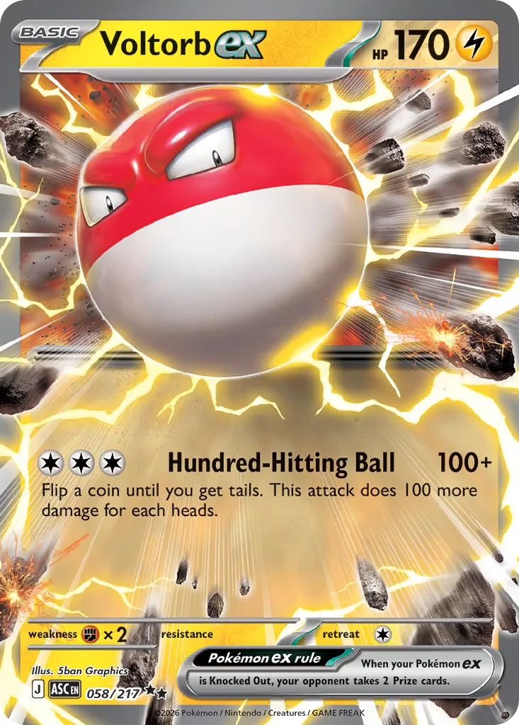 Voltorb ex - 058/217