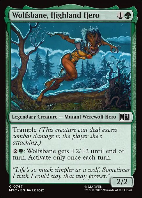 Wolfsbane, Highland Hero