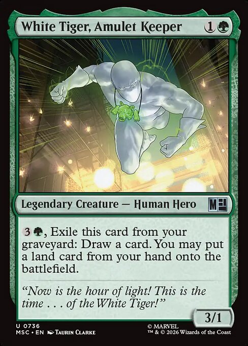 White Tiger, Amulet Keeper