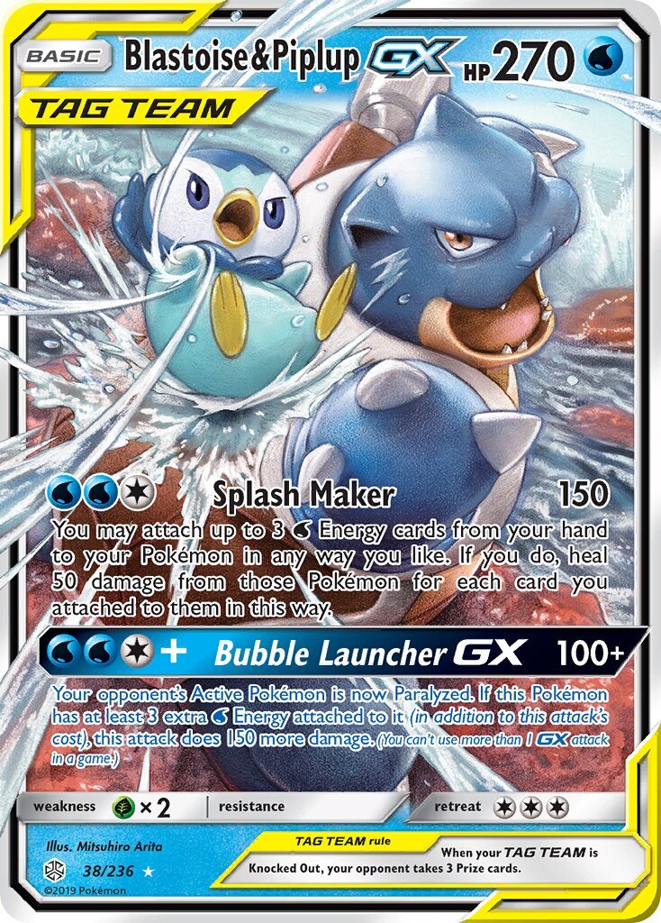 Blastoise & Piplup-GX - 038/236