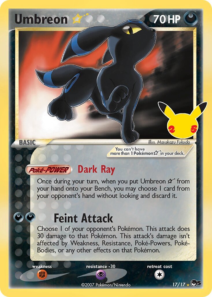 Umbreon ☆ - 017/17