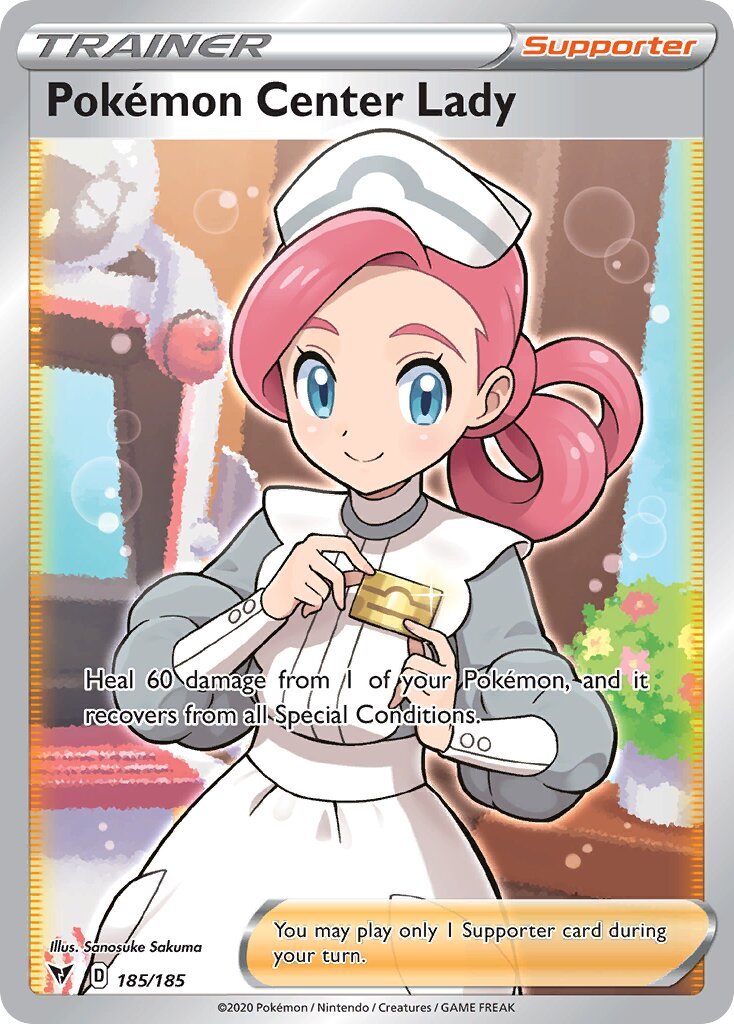 Pokémon Center Lady - 185/185
