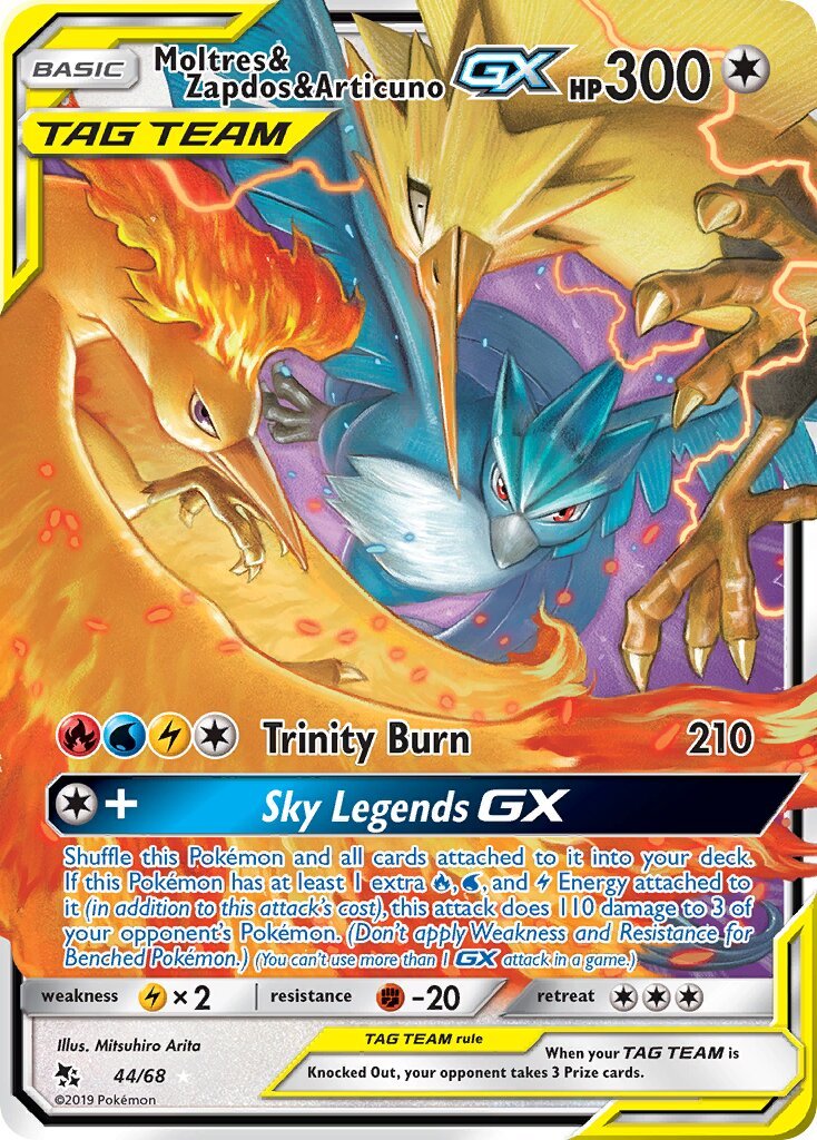 Moltres & Zapdos & Articuno-GX - 044/68