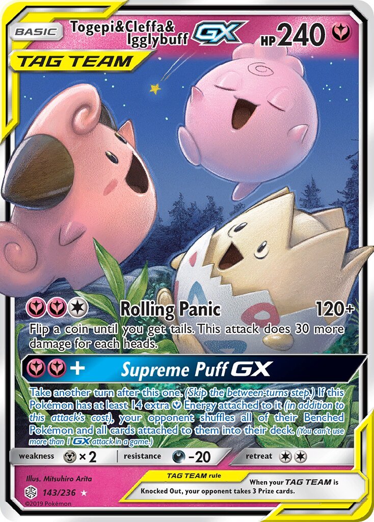 Togepi & Cleffa & Igglybuff-GX - 143/236