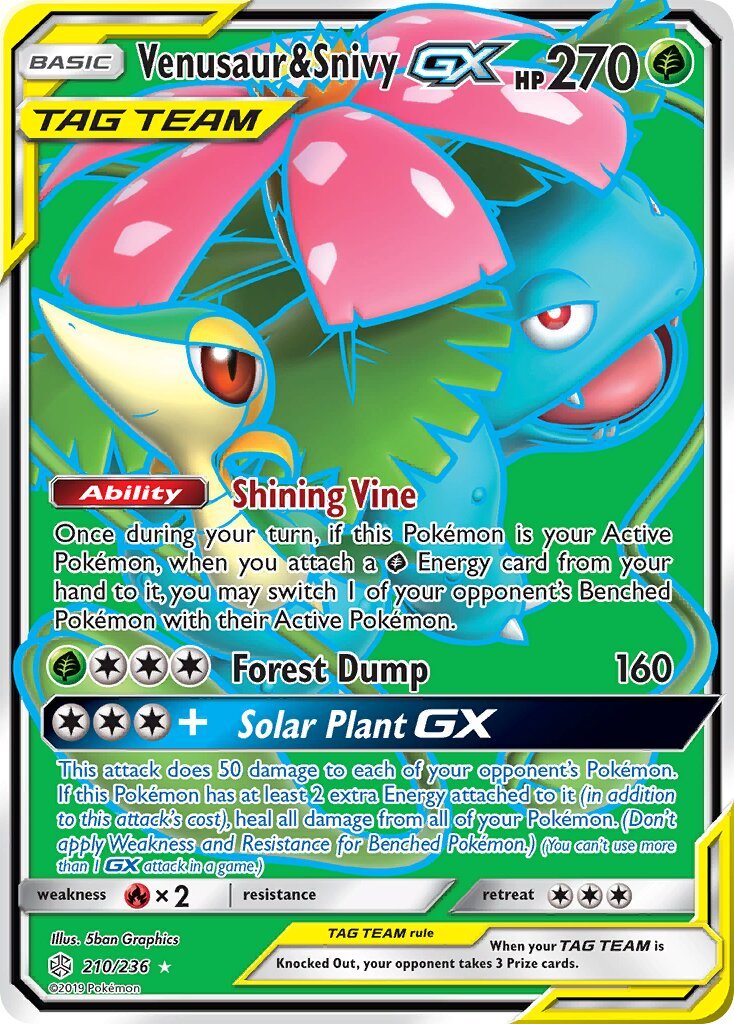 Venusaur & Snivy-GX - 210/236