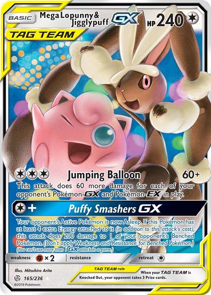 Mega Lopunny & Jigglypuff-GX - 165/236