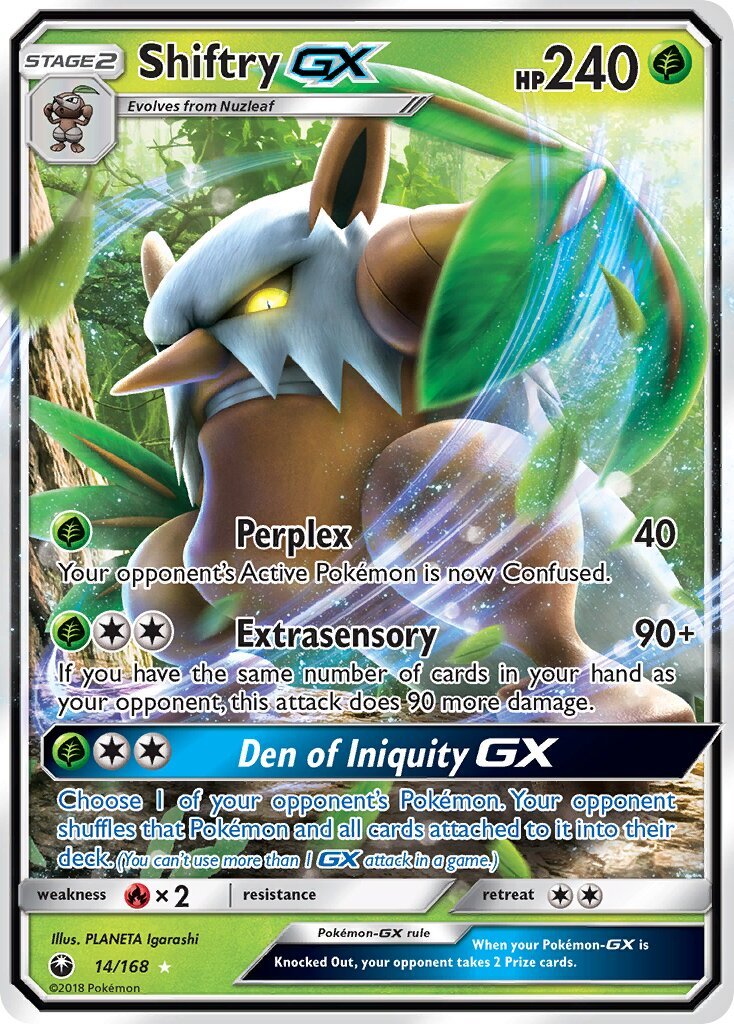 Shiftry-GX - 014/168