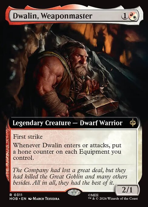 Dwalin, Weaponmaster