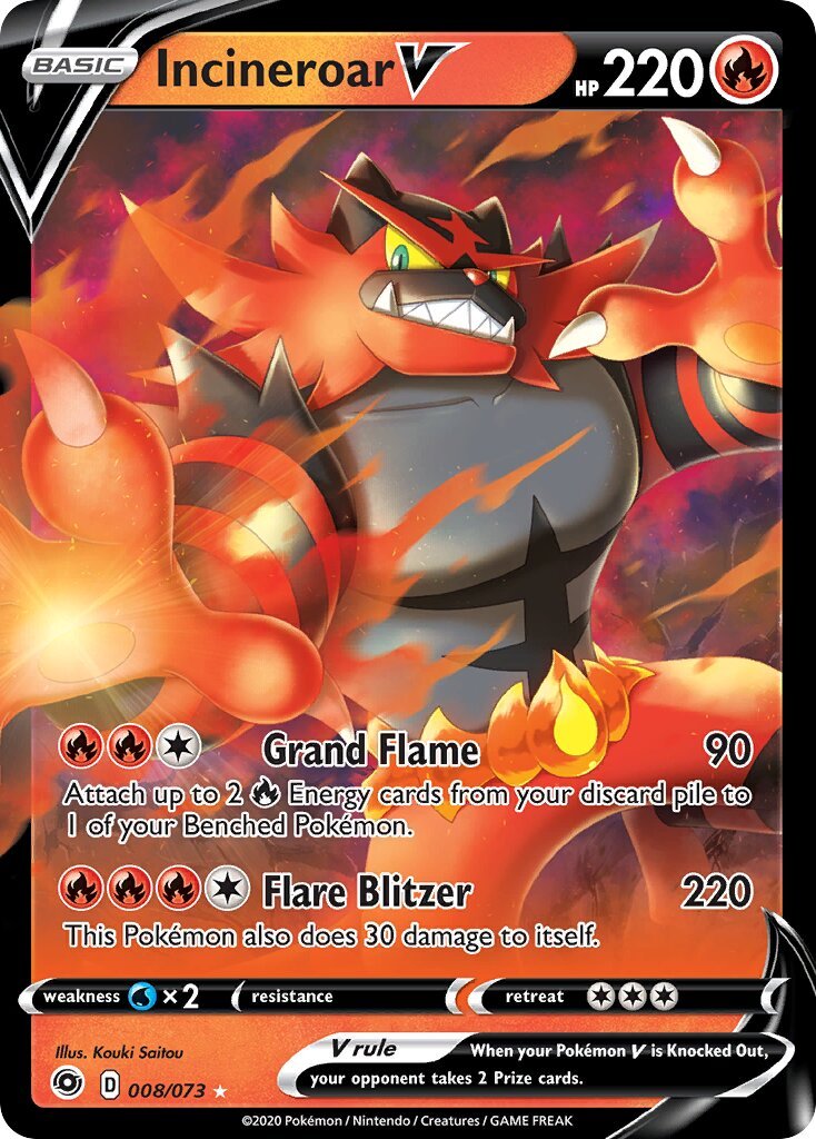 Incineroar V - 008/073