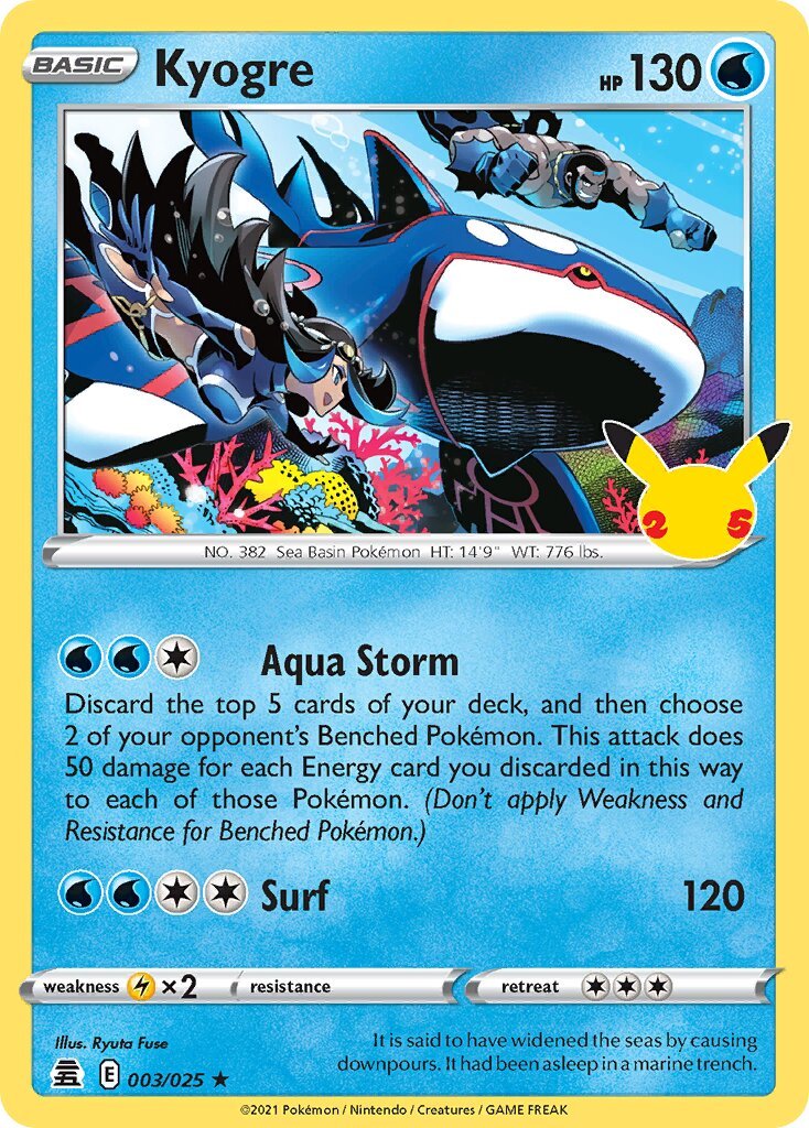 Kyogre - 003/025