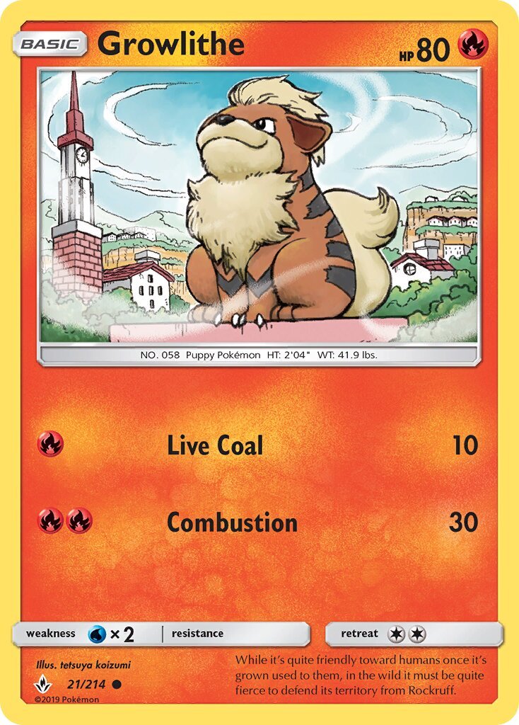 Growlithe - 021/214