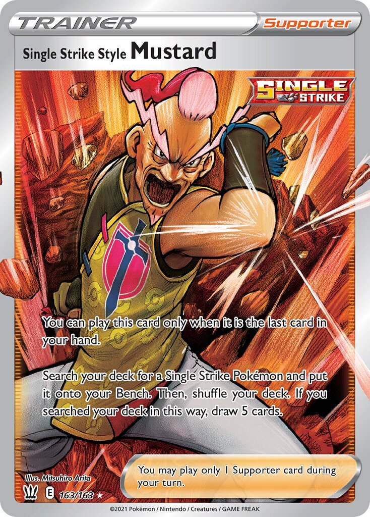 Single Strike Style Mustard - 163/163