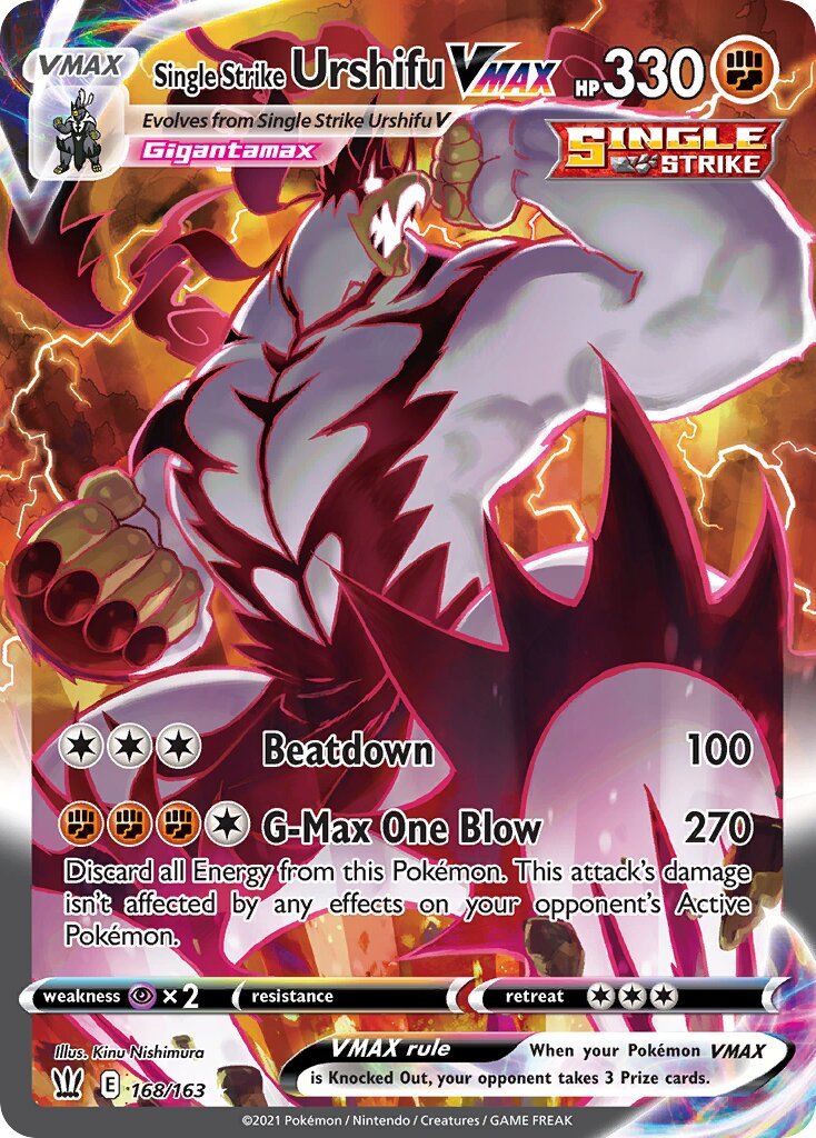 Single Strike Urshifu VMAX - 168/163