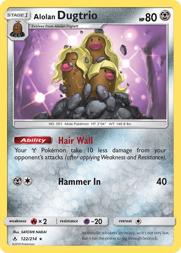 Alolan Dugtrio - 122/214