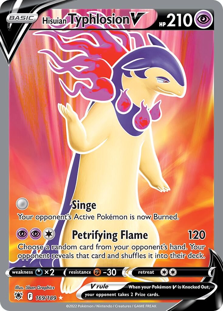 Hisuian Typhlosion V - 169/189