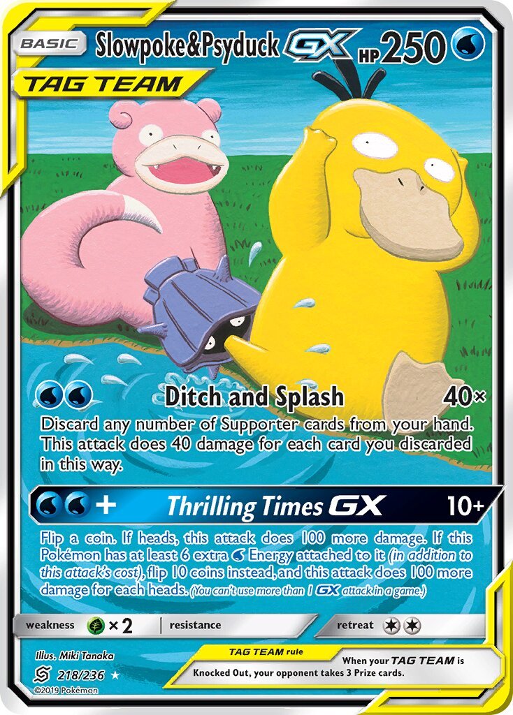 Slowpoke & Psyduck-GX - 218/236