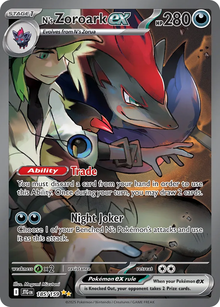 N's Zoroark ex - 185/159