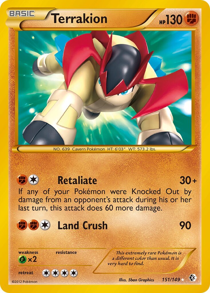 Terrakion - 151/149